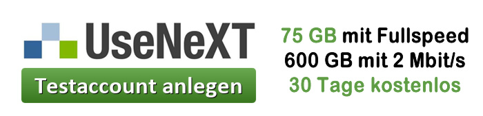 Usenext Testaccount
